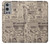 S3819 Retro Vintage Paper Case For OnePlus 9 Pro