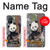 S3793 Cute Baby Panda Snow Painting Case For OnePlus 8T