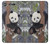 S3793 Cute Baby Panda Snow Painting Case For Sony Xperia XZ1