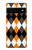 S3421 Black Orange White Argyle Plaid Case For Google Pixel 6