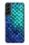 S3047 Green Mermaid Fish Scale Case For Samsung Galaxy S22 Plus