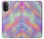 S3706 Pastel Rainbow Galaxy Pink Sky Case For Motorola Moto G71 5G