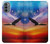 S3841 Bald Eagle Flying Colorful Sky Case For Motorola Moto G31