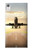 S3837 Airplane Take off Sunrise Case For Sony Xperia XA1