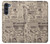 S3819 Retro Vintage Paper Case For Motorola Moto G200 5G