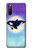 S3807 Killer Whale Orca Moon Pastel Fantasy Case For Sony Xperia 10 III Lite