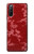 S3817 Red Floral Cherry blossom Pattern Case For Sony Xperia 10 III Lite