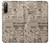 S3819 Retro Vintage Paper Case For Sony Xperia 10 III Lite