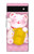 S3025 Pink Maneki Neko Lucky Cat Case For Google Pixel 6a