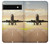 S3837 Airplane Take off Sunrise Case For Google Pixel 6a