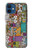 S3879 Retro Music Doodle Case For iPhone 12 mini