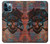 S3895 Pirate Skull Metal Case For iPhone 12 Pro Max