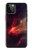 S3897 Red Nebula Space Case For iPhone 12 Pro Max