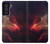 S3897 Red Nebula Space Case For Samsung Galaxy S21 FE 5G