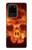 S3881 Fire Skull Case For Samsung Galaxy S20 Ultra