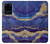 S3906 Navy Blue Purple Marble Case For Samsung Galaxy S20 Ultra