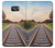 S3866 Railway Straight Train Track Case For Samsung Galaxy S7 Edge
