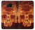 S3881 Fire Skull Case For Samsung Galaxy S7