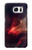 S3897 Red Nebula Space Case For Samsung Galaxy S7