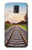 S3866 Railway Straight Train Track Case For Samsung Galaxy S5