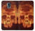 S3881 Fire Skull Case For Samsung Galaxy S5