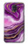 S3896 Purple Marble Gold Streaks Case For Samsung Galaxy S5