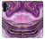 S3896 Purple Marble Gold Streaks Case For Samsung Galaxy A13 4G