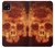 S3881 Fire Skull Case For Samsung Galaxy A22 5G