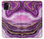 S3896 Purple Marble Gold Streaks Case For Samsung Galaxy A31