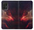 S3897 Red Nebula Space Case For Samsung Galaxy A52s 5G