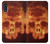 S3881 Fire Skull Case For Samsung Galaxy A01