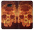 S3881 Fire Skull Case For Samsung Galaxy A3 (2017)