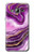 S3896 Purple Marble Gold Streaks Case For Samsung Galaxy J3 (2016)