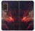 S3897 Red Nebula Space Case For Samsung Galaxy Z Fold2 5G