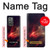 S3897 Red Nebula Space Case For Samsung Galaxy Z Fold2 5G