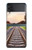 S3866 Railway Straight Train Track Case For Samsung Galaxy Z Flip 3 5G