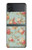 S3910 Vintage Rose Case For Samsung Galaxy Z Flip 3 5G