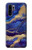 S3906 Navy Blue Purple Marble Case For Huawei P30 Pro