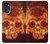 S3881 Fire Skull Case For Motorola Moto G (2022)