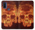 S3881 Fire Skull Case For Motorola G Pure