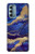 S3906 Navy Blue Purple Marble Case For Motorola Moto G Stylus 5G (2022)