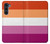 S3887 Lesbian Pride Flag Case For Motorola Moto G200 5G