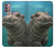 S3871 Cute Baby Hippo Hippopotamus Case For Motorola Moto G30, G20, G10