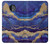 S3906 Navy Blue Purple Marble Case For Motorola Moto Z3, Z3 Play