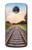 S3866 Railway Straight Train Track Case For Motorola Moto Z2 Play, Z2 Force