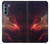 S3897 Red Nebula Space Case For Motorola Edge S30