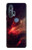 S3897 Red Nebula Space Case For Motorola Edge+