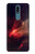 S3897 Red Nebula Space Case For Nokia 2.4