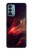S3897 Red Nebula Space Case For OnePlus Nord N200 5G