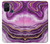 S3896 Purple Marble Gold Streaks Case For OnePlus Nord N10 5G